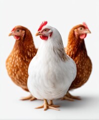 Fototapeta premium Chickens Types Care and Benefits for Poultry Enthusiasts
