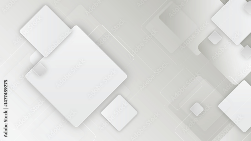 Aufkleber abstract geometric background with overlapping squares