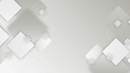 Abstract geometric shapes on soft background