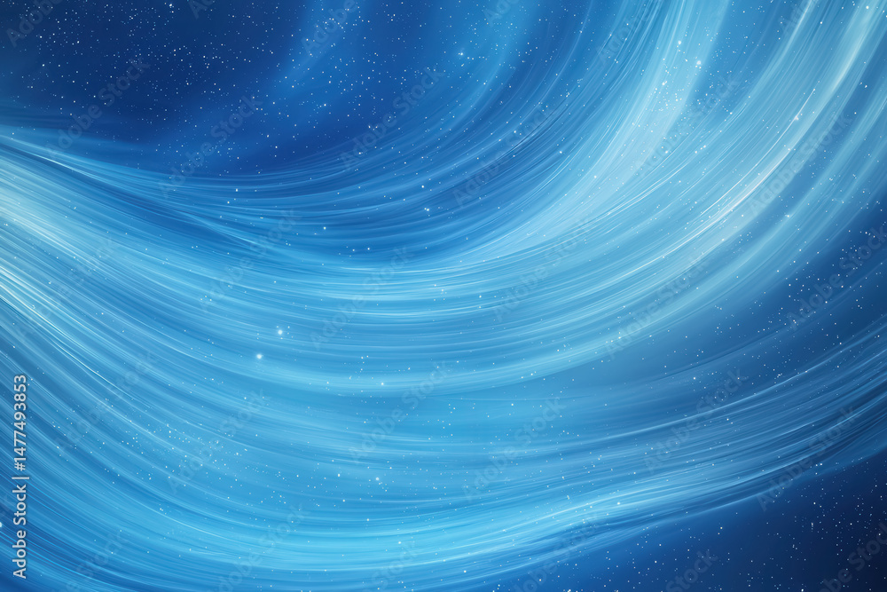 Poster mesmerizing blue background filled with stars creating a starry night sky effect with depth and myst