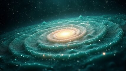 Schematic diagram of galaxy universe technology