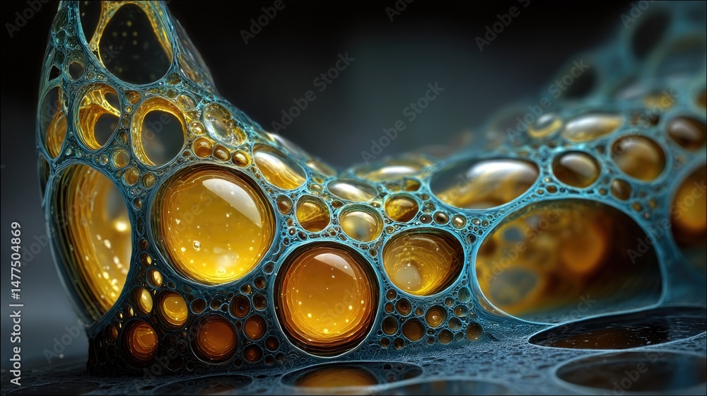 Poster dynamic fractal abstract art displaying vivid colors studio digital artwork artistic environment