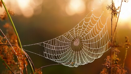 spiderweb with dew drops dew drops on spider mesh abstract natural background macro closeup spider web