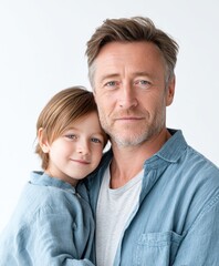 Obraz premium Heartwarming image of a father and child showcasing love and bond