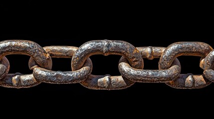 Fototapeta premium Rusty metal chain