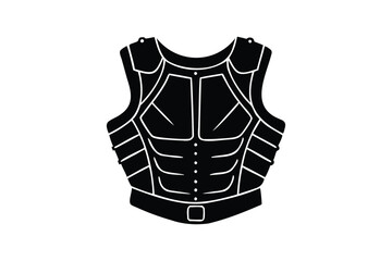Body vest breastplate armor silhouette