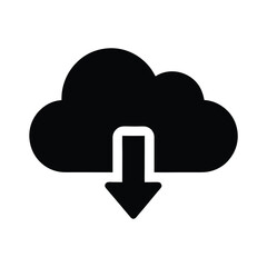 cloud download icon