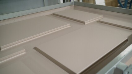 Automated production line manufacturing mdf panels