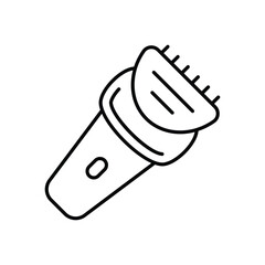 Electric Shaver Icon vector stock illustration