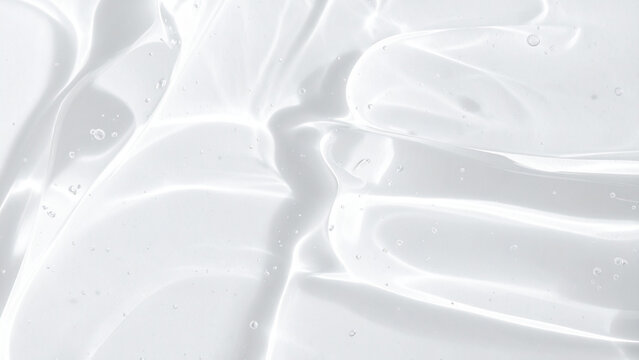 透明なジェルの滑らかな背景テクスチャ
