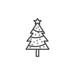 Tree christmas Icon. symbol for mobile concept and web design.