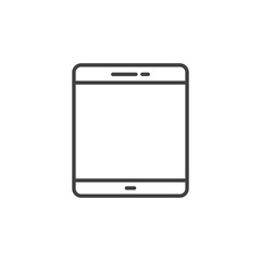 Tablet Icon. symbol for mobile concept and web design.
