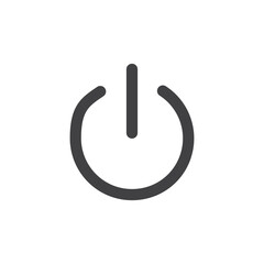 Power Icon. symbol for mobile concept and web design.