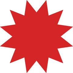 Starburst sticker set - collection of special offer sale oval and round shaped sunburst labels and badges. Promo stickers with star edges.