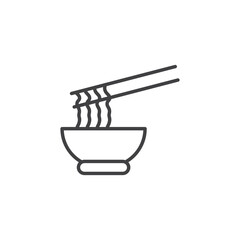 Noodles Icon. symbol for mobile concept and web design.