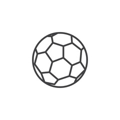 Fototapeta premium Football Icon. symbol for mobile concept and web design.