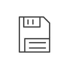 Fototapeta premium Floppy disk Icon. symbol for mobile concept and web design.