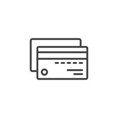 Credit card Icon. symbol for mobile concept and web design.