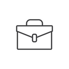 Briefcase Icon. symbol for mobile concept and web design.
