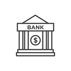 Bank Icon. symbol for mobile concept and web design.