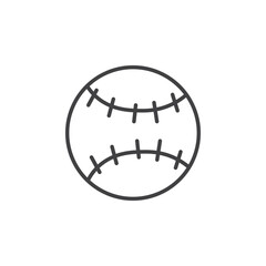 Baseball Icon. symbol for mobile concept and web design.
