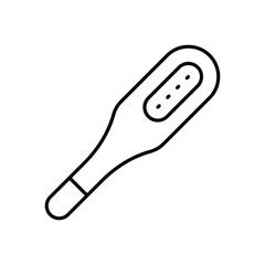 Digital Thermometer Icon vector stock illustration