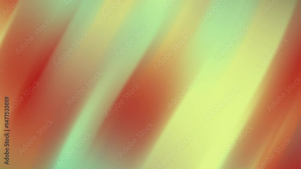 Poster Abstract Video of Colorful Blurry Diagonal Lines and Soft Gradient