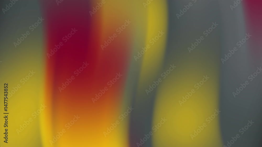 Poster abstract video of blended colors with gradual transitions and soft edges