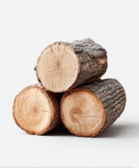 Stacked Firewood Logs for Cozy Fireplace