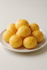 Brazilian cheese bread from Minas Gerais, colonial breakfast.
p&atilde;o de queijo brasileiro de minas, caf&eacute; da manh&atilde; colonial.
