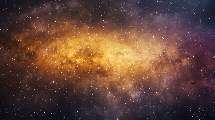 Stunning Galaxy with Stars and Nebula in Cosmic Space Environment