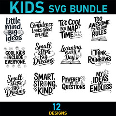 Fototapeta premium Kids svg Bundle
