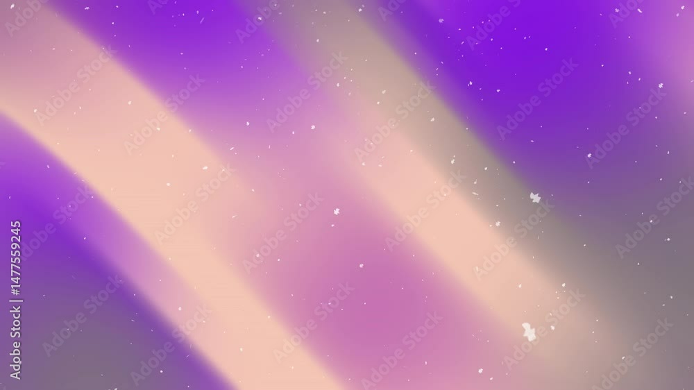 Poster dynamic purple and beige gradient motion background with glitter particles effect video