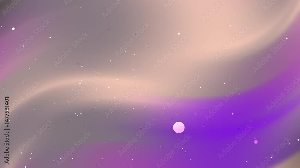 Poster gentle gradient background with soft pastel colors and floating particles effect design