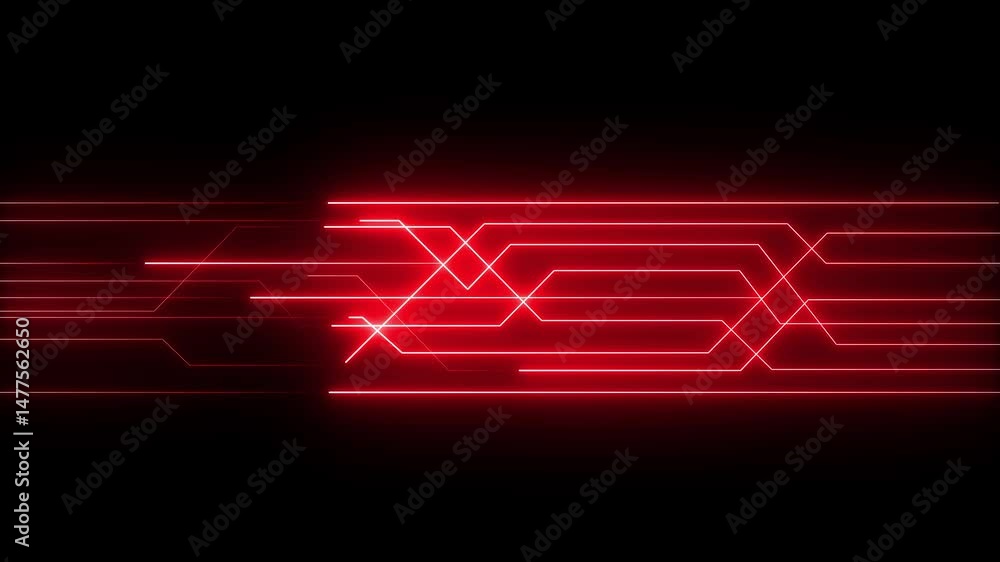 Poster digital circuit network technology internet data space background. digital data moving on circuit bo