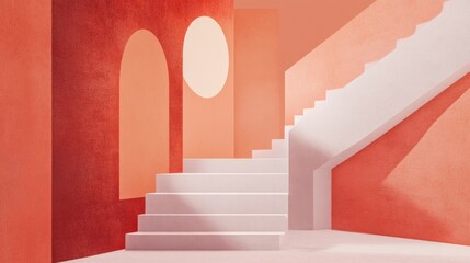 Modern architectural interior