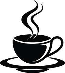 cup of coffee with steam