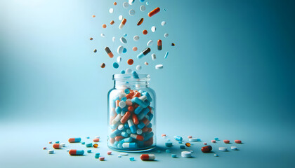 약병 속 알약들