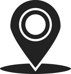 Map pin icon. location pin place marker. Location icon. Map marker pointer icon set. GPS location symbol collection. Modern map markers. Vector icon isolated on transparent background.