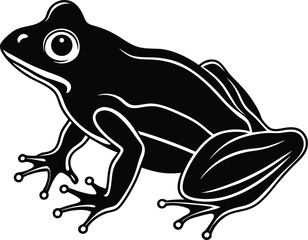 frog sitting on a leaf