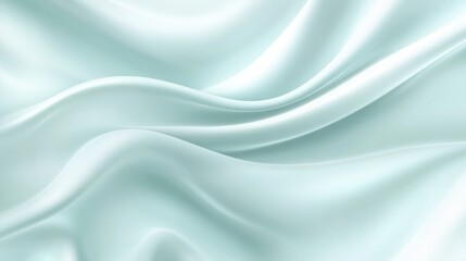 Obraz premium Silky ice texture on a cool pale blue background with soft highlights and frozen light effect