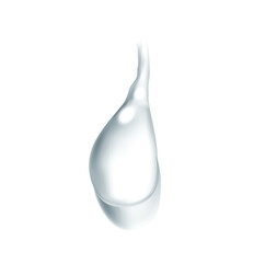 Realistic transparent water drops set. Raindrops on the glass. Isolated vector illustration	
