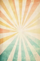 Colorful Radiant Background with Vintage Sunburst Pattern for Creative Projects and Marketing Materials