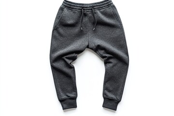 Tapered jogger pants isolated on white background