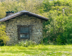 old stone house