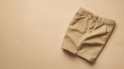 Beige children's shorts