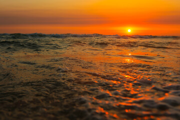 sunset at the beach