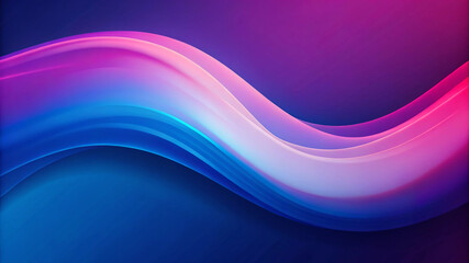 Obraz premium Abstract Wavy Gradient Background with Vibrant Color