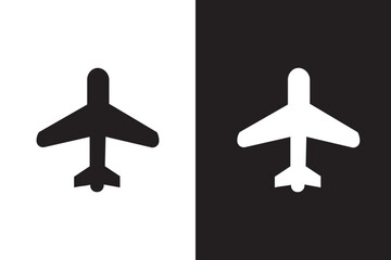Plane icon set. Airplane icon vector. Flight transport symbol. Travel illustration. Holiday symbol
