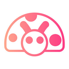 ladybug gradient icon